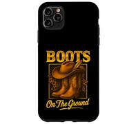Boots on The Ground Cowboy Boots Western Country Style Coque pour iPhone 11 Pro Max