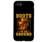 Boots on The Ground Cowboy Boots Western Country Style Coque pour iPhone SE (2020) / 7/8