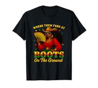 Boots on The Ground Juneteenth Cowgirl où se trouvent Les Fans T-Shirt