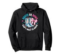 Boots Or Bows Can't Wait to Know Western Cowboy Sweat à Capuche