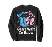Boots Or Bows Can't Wait to Know Western Cowboy Sweatshirt