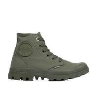Boots Palladium Pampa Hi Mono - Femme - Vert - Lacets - Coton 38