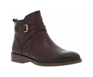 Boots Pikolinos - Moka - Cuir - Talon plat - Fermeture marron 37