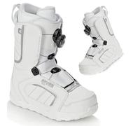 Boots snowboard femme - PEARL ATOP RAVEN - Laçage rapide BOA - Blanc 40
