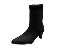 Boots Talons Aiguille Femmes Élégant Sexy Fête Bottines Chaud Vintage Motardes Boot AntidéRapante Chunky Talons Bottes de Fête Cheville LéGèRes Confortable Motardes Chaussures Chelsea Cowboy Bottes