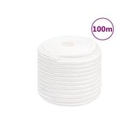 Corde de bateau Blanc complet 18 mm 100 m Polypropylène