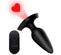 Booty Sparks Laser Séries 28X Grand Cœur Vibrant Anal Prise Avec à Distance pour