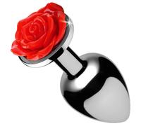 Booty Sparks - plug anal bijou rose - métal argenté