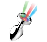Booty Sparks - plug anal lumineux - petite taille - argenté