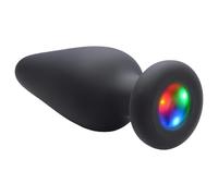 Booty Sparks - plug anal lumineux - silicone noir