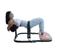 BootySprout Machine de poussée de Hanche pour entraînement des fessiers Haute résistance - Entraînement de Gym à Domicile - Livré avec Une résistance de 45, 90 et 61,2 kg - Noir