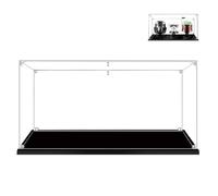 BOOVAX Casque Vitrine pour Lego Casque - Acrylique Vitrine Présentoir Transparent - Boîte d'Affichage Anti-Poussière pour 3 Casques (50x20x24cm)
