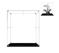 BOOVAX Vitrine pour Lego-10311 - Présentoir Vitrine en Acrylique Transparente pour [Orchidée-Fleur] - 35x30x45cm