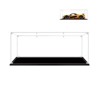 BOOVAX Vitrine pour Lego-42172 - Présentoir Vitrine en Acrylique Transparente pour [McLaren-P1] Modèle - 62x30x20cm