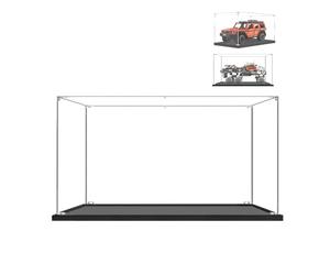 BOOVAX Vitrine pour Lego 42177 42180 - Présentoir Vitrine en Acrylique Transparente pour [Mercedes-Benz-G500/Rover d’Exploration Habité sur Mars] Modèle - 50x25x30cm