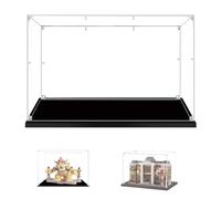 BOOVAX Vitrine pour Lego 71411/10326 - Présentoir Vitrine en Acrylique Transparente pour [Puissant-Bowser/Muséum-d’Histoire-Naturelle] - 45x30x35cm