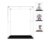 BOOVAX Vitrine pour Lego-Collection 10302/76989/43230 - Acrylique Figurine Vitrine Présentoir Transparent pour [Optimus-Prime/Grand-Cou/Tallneck/Caméra] Modèle - 30x20x40cm