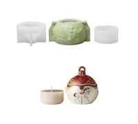 BOOWAN NICOLE Carousel of Dreams - Moule en silicone pour bougie et recharge de bougies - Moule en silicone pour béton - Décoration de bureau pour bricolage (SH1330-1, SH1330-2, LZ0956)