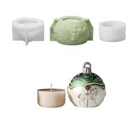 BOOWAN NICOLE Carousel of Dreams - Moule en silicone pour bougie et recharge de bougies - Moule en silicone pour béton - Décoration de bureau pour bricolage (SH1329-1, SH1329-2, LZ0955)