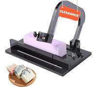 BOOWAN NICOLE Coupe-savon en acrylique réglable et en acier inoxydable fait à la main