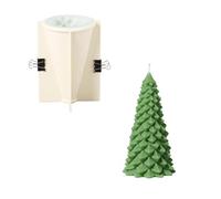 BOOWAN NICOLE Moule à bougie 3D en silicone pour sapin de Noël (LZ0649-2)