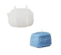 Boowan Nicole Moule à bougie en silicone pour mini bus vintage Kombi Camper Van Décoration de la maison