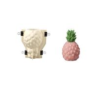 BOOWAN NICOLE Moule en silicone 3D en forme d'ananas - Moule à bougie en silicone - Pour fabrication de bougies, cadeau de fête des mères (LZ0866)