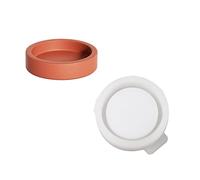 BOOWAN NICOLE Moule en silicone pour pot de fleurs en béton - Fait à la main - Décoration de jardin (SH0931-4)