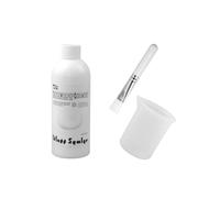 BOOWAN NICOLE Scellant acrylique brillant, inodore, de qualité alimentaire, résistant à la chaleur, résistant à la décoloration, vernis imperméable pour béton, plâtre, artisanat, verres à bougies