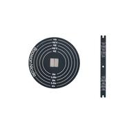 BOOWAN NICOLE Support magnétique pour mèche de bougie en 1 seconde, sans colle, dispositif de centrage pour boîtes de bougies de tailles multiples et forme de recharge