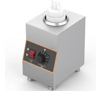 BOOZXCV Chauffe-Sauce au Fromage électrique Distributeur de Fudge Chaud Distributeur de Fromage Chauffe-Fromage, 86-185 °F Réglable 110-220V, 4Grids-110V (1grids 220V)