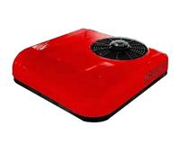 BOOZXCV Climatiseur de Toit RV, 12V/24V Ultra-Mince, Refroidissement pour Camping-Cars, Vans, camions et véhicules Utilitaires, économie d'énergie, Conversion de fréquence Intelligente (Red 24V)