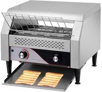 BOOZXCV Grille-Pain Professionnel 2600 W, 300/450 tranches/Heure, à convoyeur, Robuste, pour Restaurants et Bagels. (300 Tablets)