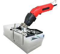 BOOZXCV Kit de découpe de Mousse électrique à Lame chauffante réglable, Chauffage Rapide en 5 à 8 Secondes, rainureuse Professionnelle refroidie par air, Comprend 2 Lames (Ks250)