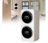 BOOZXCV Laveuse-sécheuse électrique Portable, 2 x 3,5 L, Murale, 4 Modes de séchage entièrement Automatique, idéale pour Les Appartements et Les Voyages.