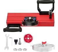 BOOZXCV Machine à chanfreiner Les Carreaux électrique Portable - Outil de Coupe à épaisseur Rapidement réglable avec Double buse d;Eau pour Un chanfreinage précis des Carreaux (C)