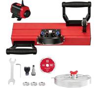 BOOZXCV Machine à chanfreiner Les Carreaux électrique Rechargeable, épaisseur Rapidement réglable, Double buse d;Eau, Outil de Coupe en biseau de précision à 45°/48° pour Les Professionnels (B)