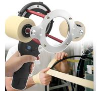 BOOZXCV Machine à Enrouler Portable 2025, dévidoir Compact 12V/27W, économise 50% de Temps d'installation. Chantiers sans enchevêtrement garantis, Enrouleur de Ruban