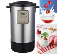 BOOZXCV Machine à Fermentation entièrement Automatique, yaourtière électrique entièrement Automatique de 12L, yaourtière en Acier Inoxydable, pour Yaourt, Yaourt Grec, Pain, 18L (12L)