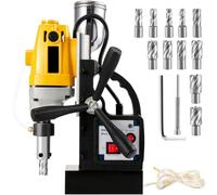 BOOZXCV Perceuse magnétique électrique d;établi 980 W 1100 W 1200 W pour Le génie Civil en Structures métalliques, Machine de perçage Robuste pour la Fabrication de métaux