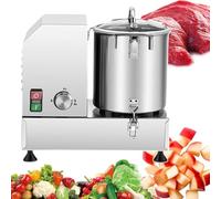 BOOZXCV Robot culinaire Professionnel 6L/9L/15L, Hachoir à légumes électrique 750W/1500W avec variateur de Vitesse Jusqu;à 3700 TR/Min pour Restaurants et Cuisines Professionnelles (15L)