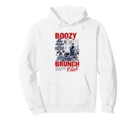 Boozy Brunch Club - Paris Champagne Brunch Humour Sweat à Capuche
