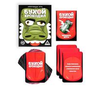 Boozy Crocodile Jeu de fête pour adulte avec des fantasmes en russe 30 cartes - Lot de 30 cartes - Lot de 30 cartes -