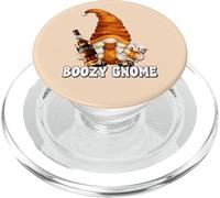 Boozy GNOME for Whiskey Mom and Girls Trip Funny Drinking PopSockets PopGrip pour MagSafe