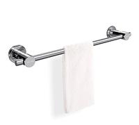 BOPai 60CM Vide Porte-Serviettes à Ventouse Tablettes Porte-Serviettes pour Salle De Bains Complice Vêtements Débarbouillettes Pas De Fraise Mur Le Mont-Polis Chrome(60CM Porte-Serviettes)
