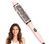 Bopcal Brosse Chauffante 3 in 1 - Brosse Thermique 38mm, Thermal Brush Ionique Anti-Frisottis, Lissante et Volumatrice, Chauffage Rapide, 6 Réglages Température & Double Voltage - Cadeau pour Femmes