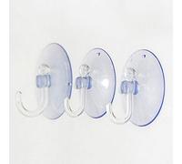 bopely 10pcs Croyages D'aspiration Crochets De Ventouse PVC Crochets Sucker Tampons pour Window Glass Douche Salle De Bain Mur De Cuisine