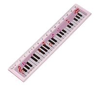 bopely 1pc 15cm Piano Piano Note Musicale Règle Signet School Student Règle Règle Règle Couleur Random
