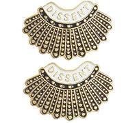 bopely Dissension Brooches en Émail Épingles Ruth Bader Ginsburg Feministe Pin RBG Dissinte Bin Broches Juge Brooches Pin pour Femmes
