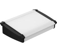 Bopla ATPH 1865-0250 ALU-TOPLINE_SET Boîtier pupitre (L x l x H) 181.2 x 250 x 68.2 mm aluminium, ABS naturel, noir (RAL 9005)